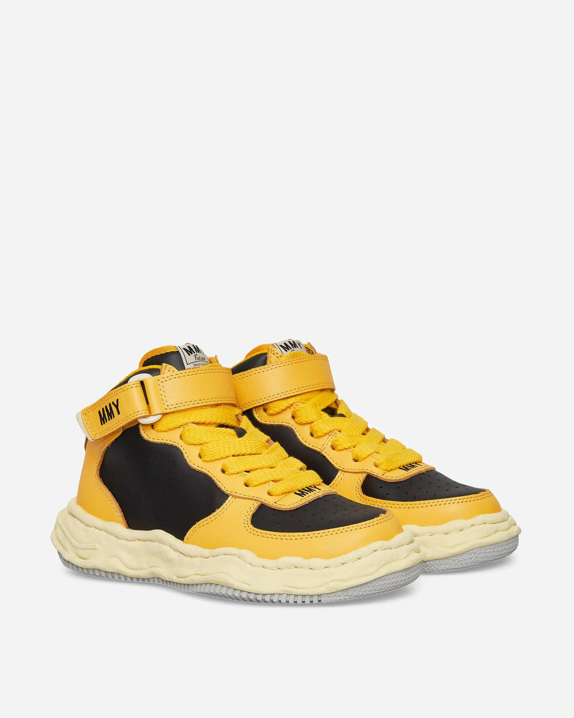 Wayne VL OG Semelle en Cuir Sneakers Hautes Jaune