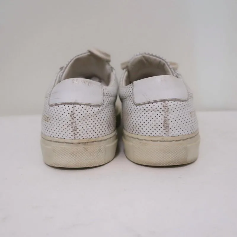 Baskets basses Achilles en cuir perforé blanc Common Projects Taille 38 pour Femme