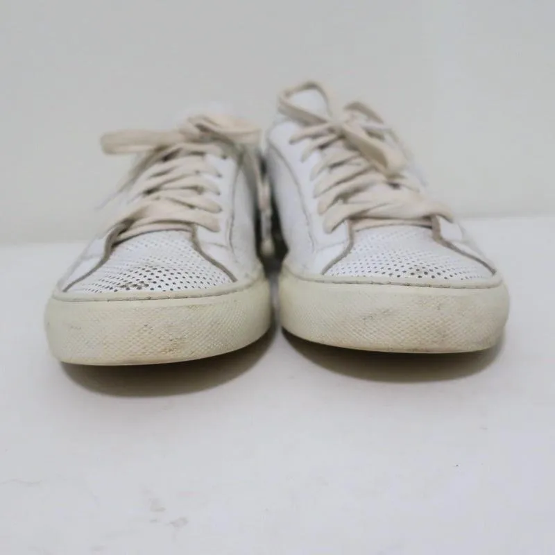 Baskets basses Achilles en cuir perforé blanc Common Projects Taille 38 pour Femme