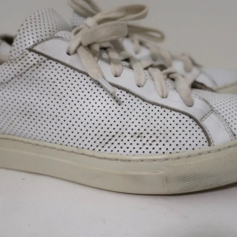 Baskets basses Achilles en cuir perforé blanc Common Projects Taille 38 pour Femme
