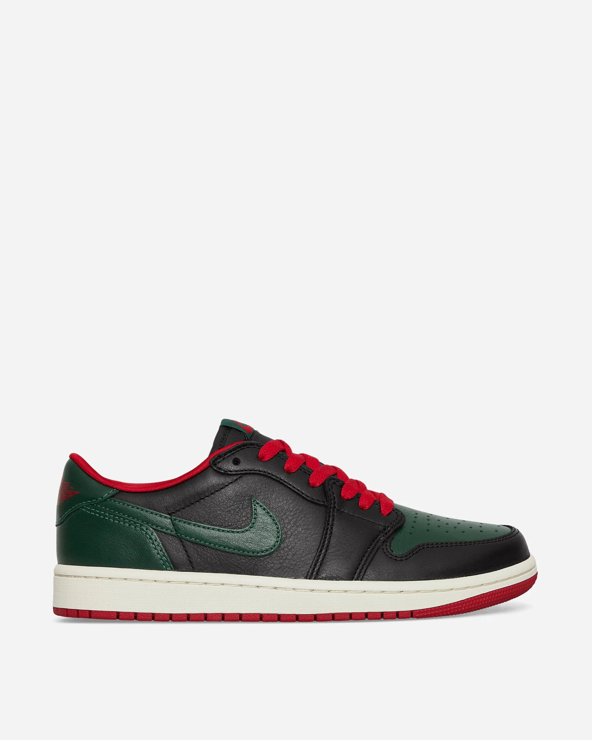 Chaussures de sport Air Jordan 1 Retro Low OG pour femme Noir / Vert Gorge