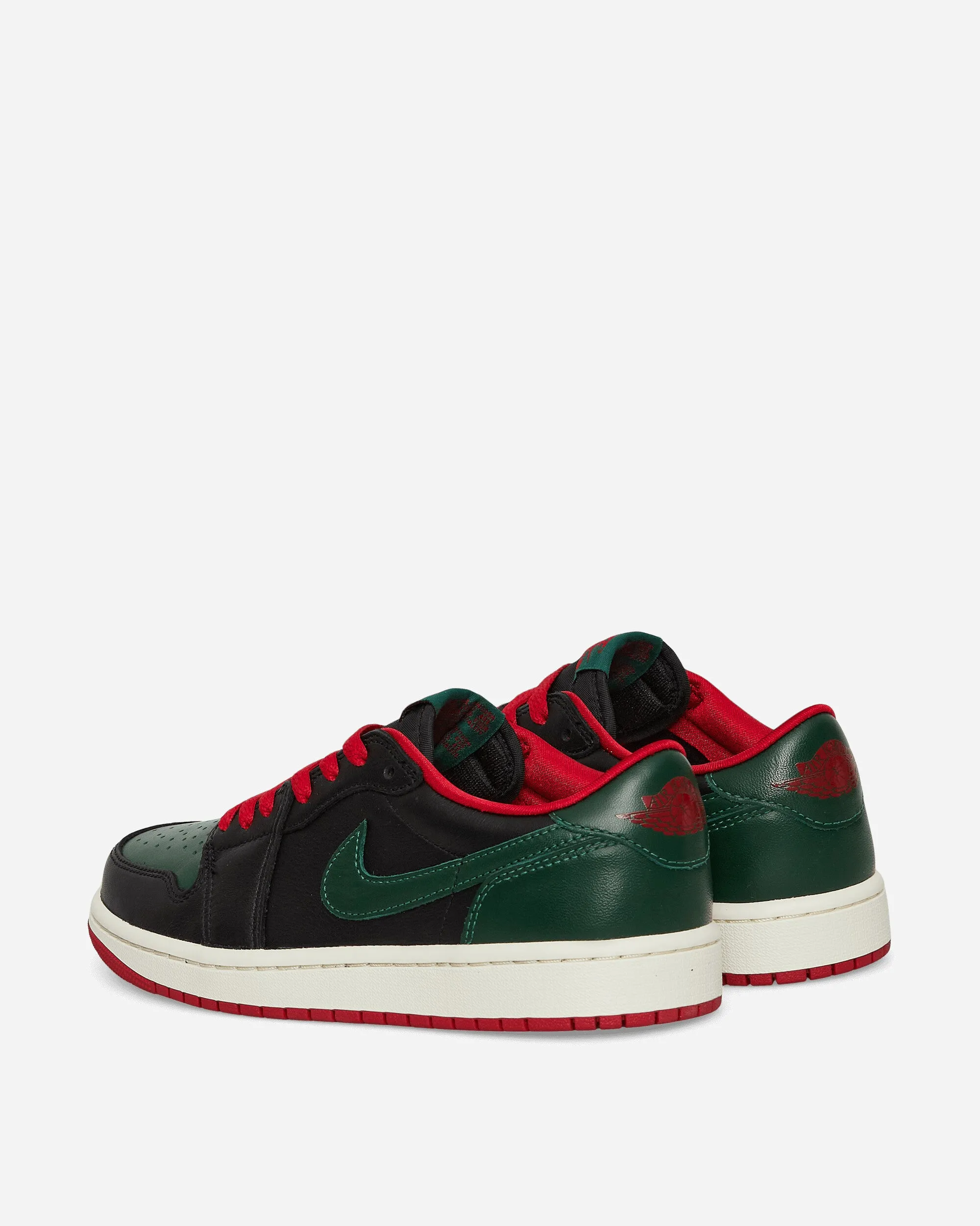 Chaussures de sport Air Jordan 1 Retro Low OG pour femme Noir / Vert Gorge