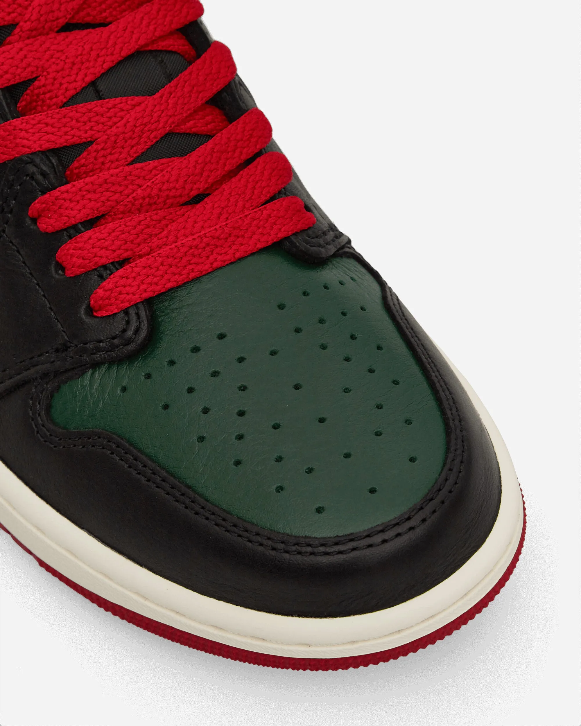 Chaussures de sport Air Jordan 1 Retro Low OG pour femme Noir / Vert Gorge