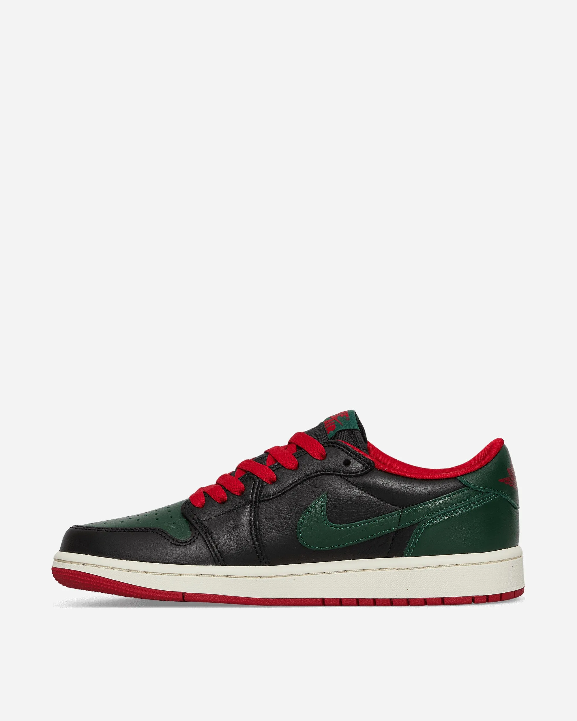 Chaussures de sport Air Jordan 1 Retro Low OG pour femme Noir / Vert Gorge