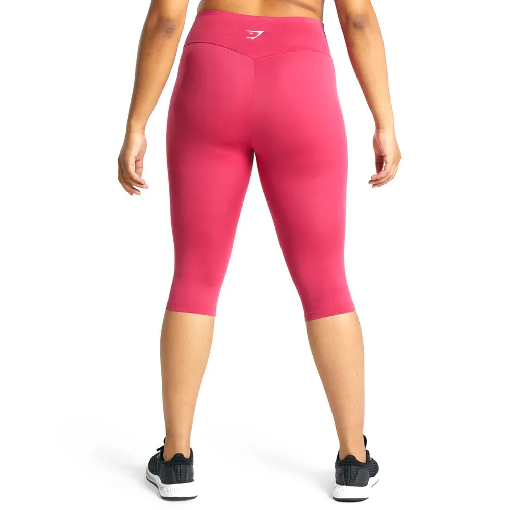 Legging Femme Haute Taille Coupé, Fuchsia