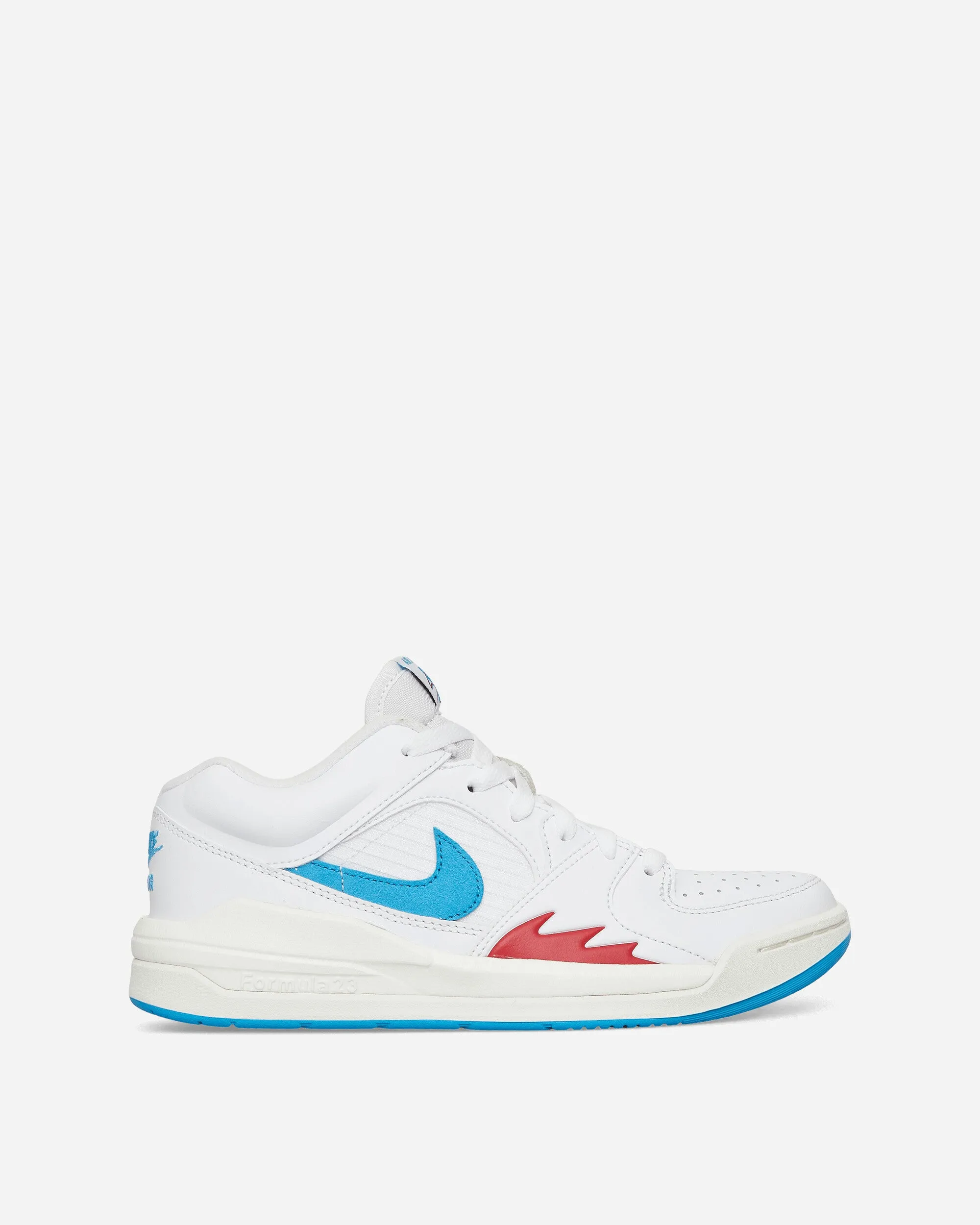 Baskets Jordan Stadium 90 pour Femme Blanc / Bleu Poudre Foncé