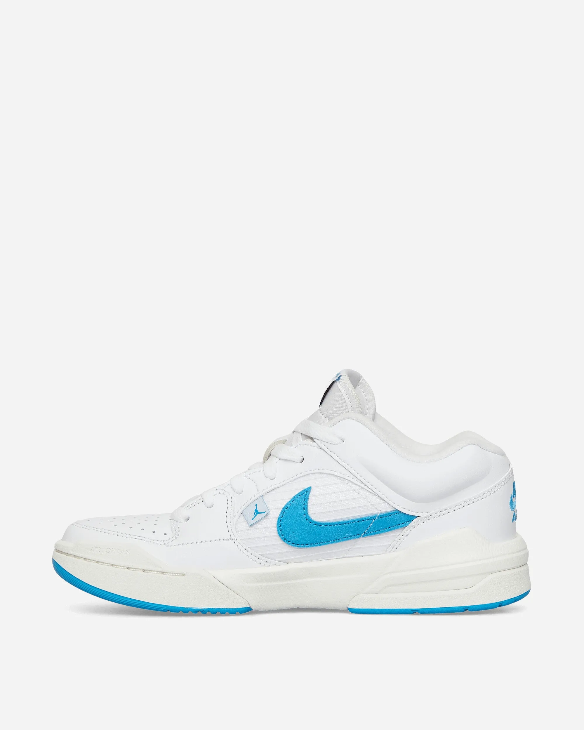 Baskets Jordan Stadium 90 pour Femme Blanc / Bleu Poudre Foncé