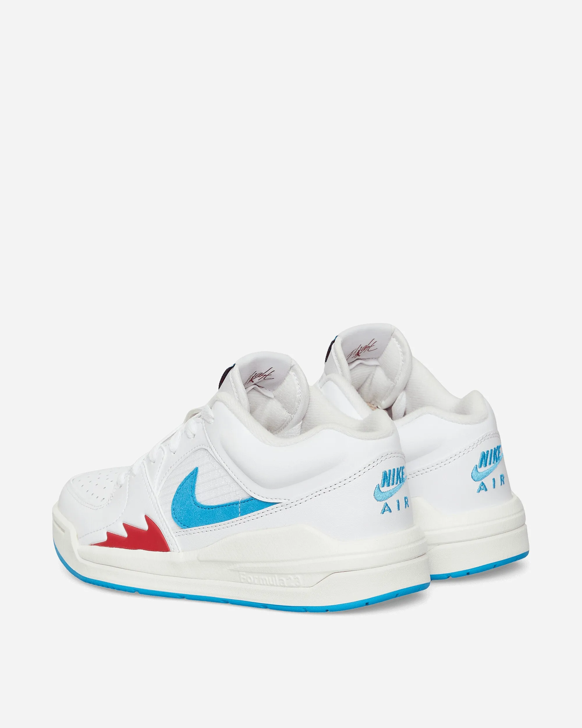 Baskets Jordan Stadium 90 pour Femme Blanc / Bleu Poudre Foncé