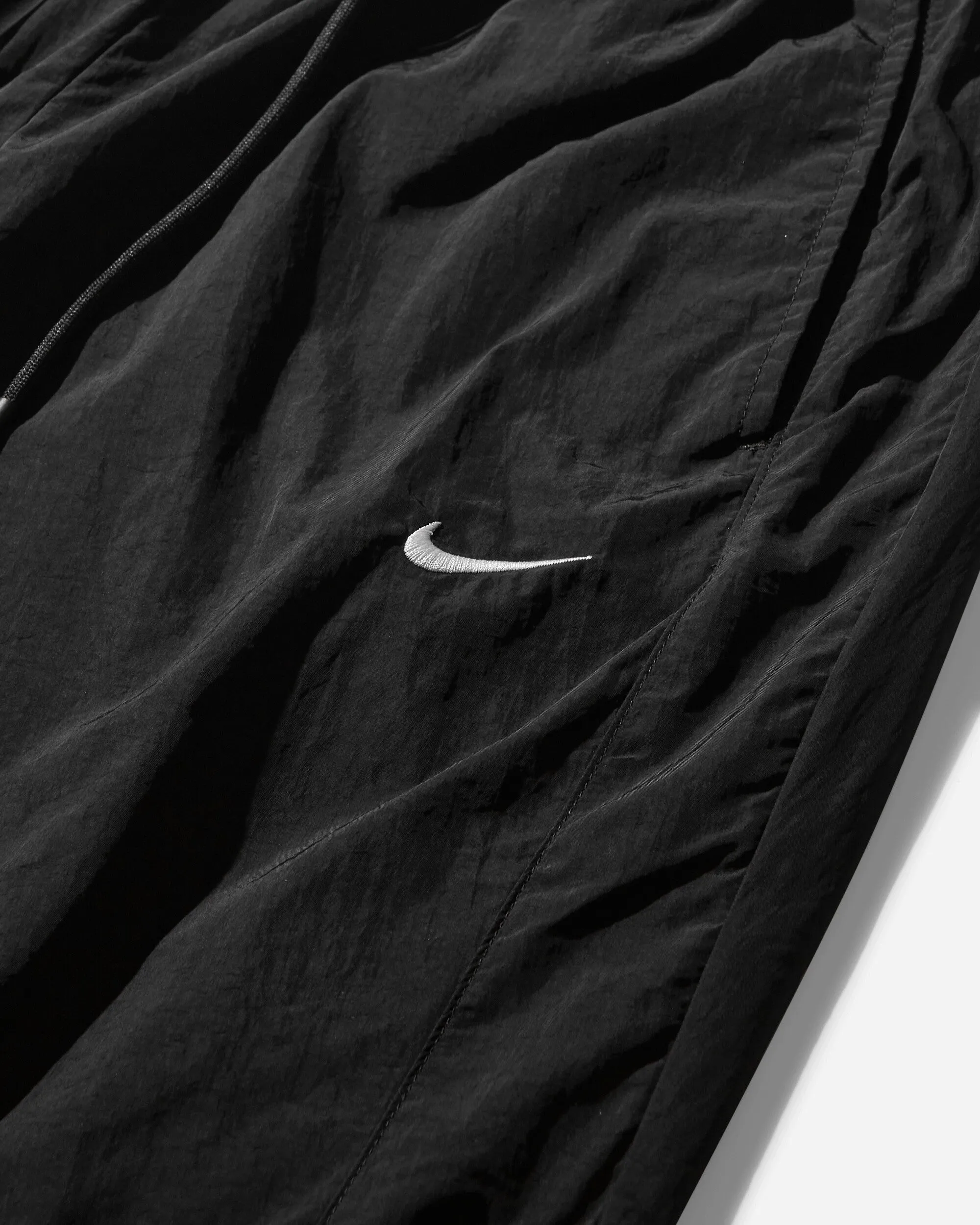 Pantalon Zip Femme à Taille Moyenne Imperméable Noir