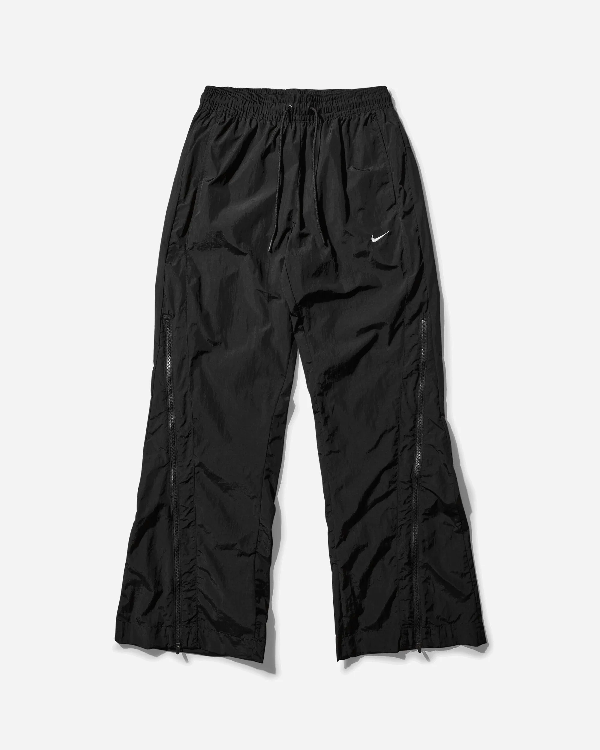 Pantalon Zip Femme à Taille Moyenne Imperméable Noir