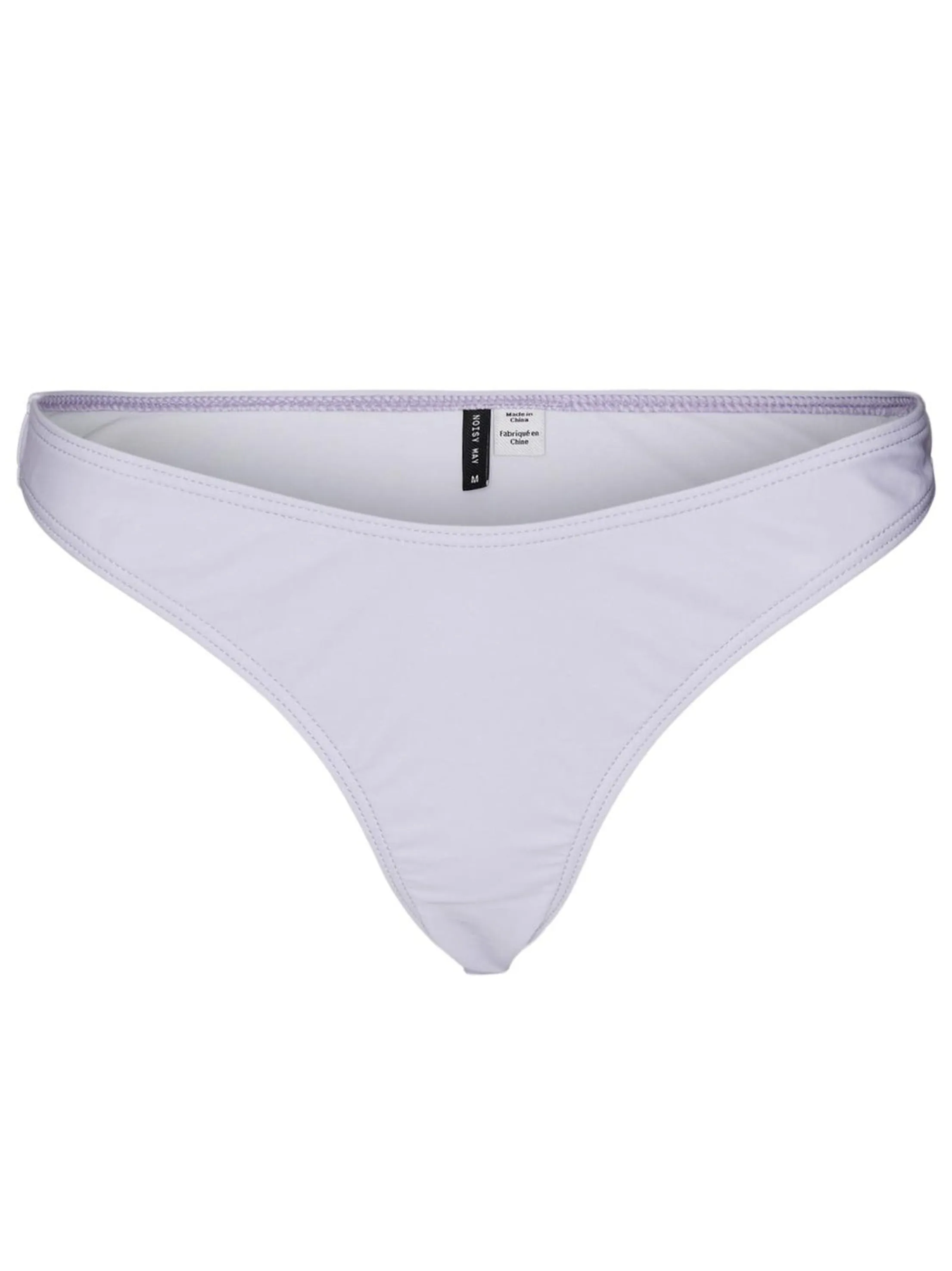 Bas de bikini uni pour femmes, violet clair