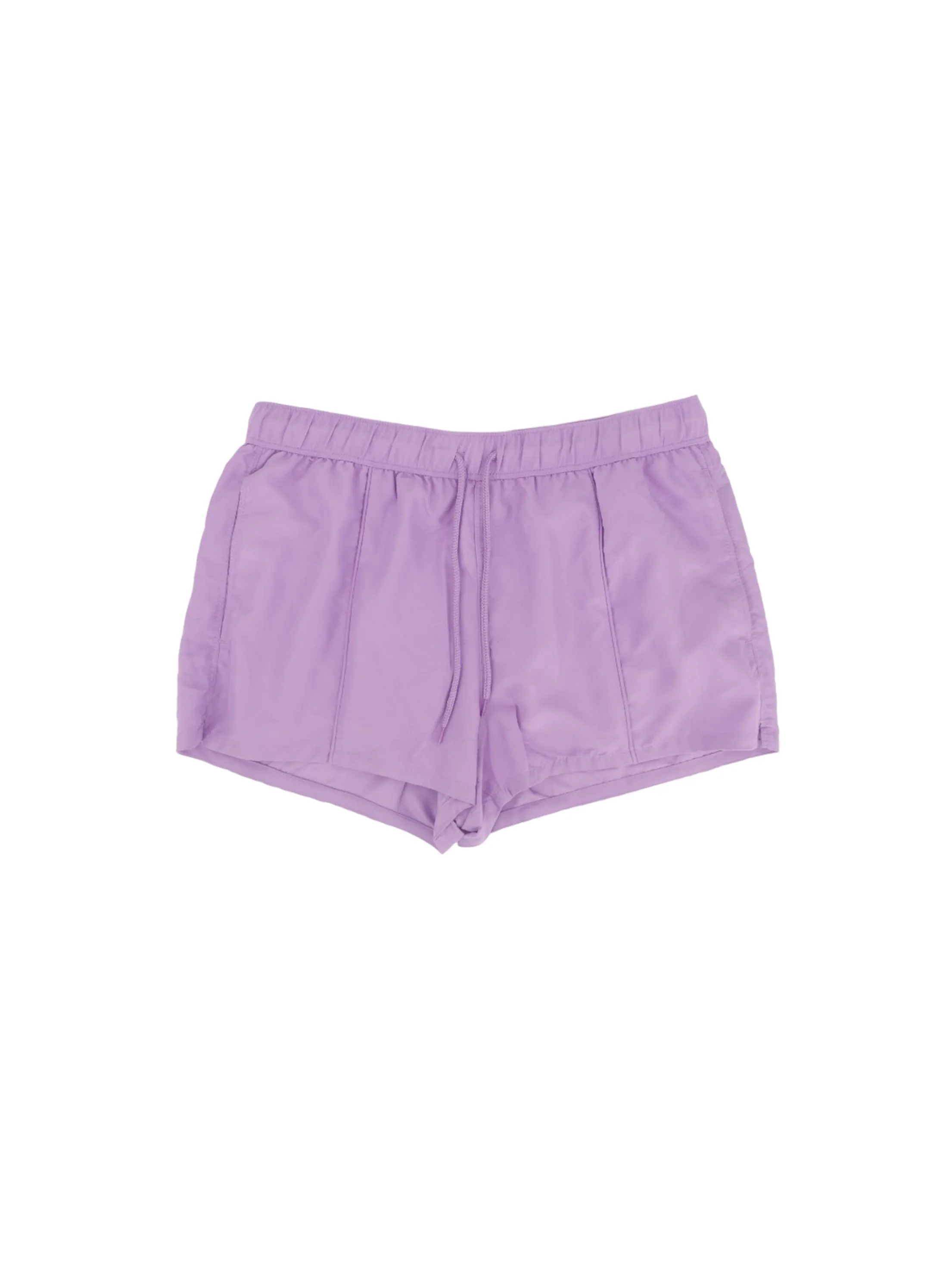 Short de bain uni pour femmes, Violet