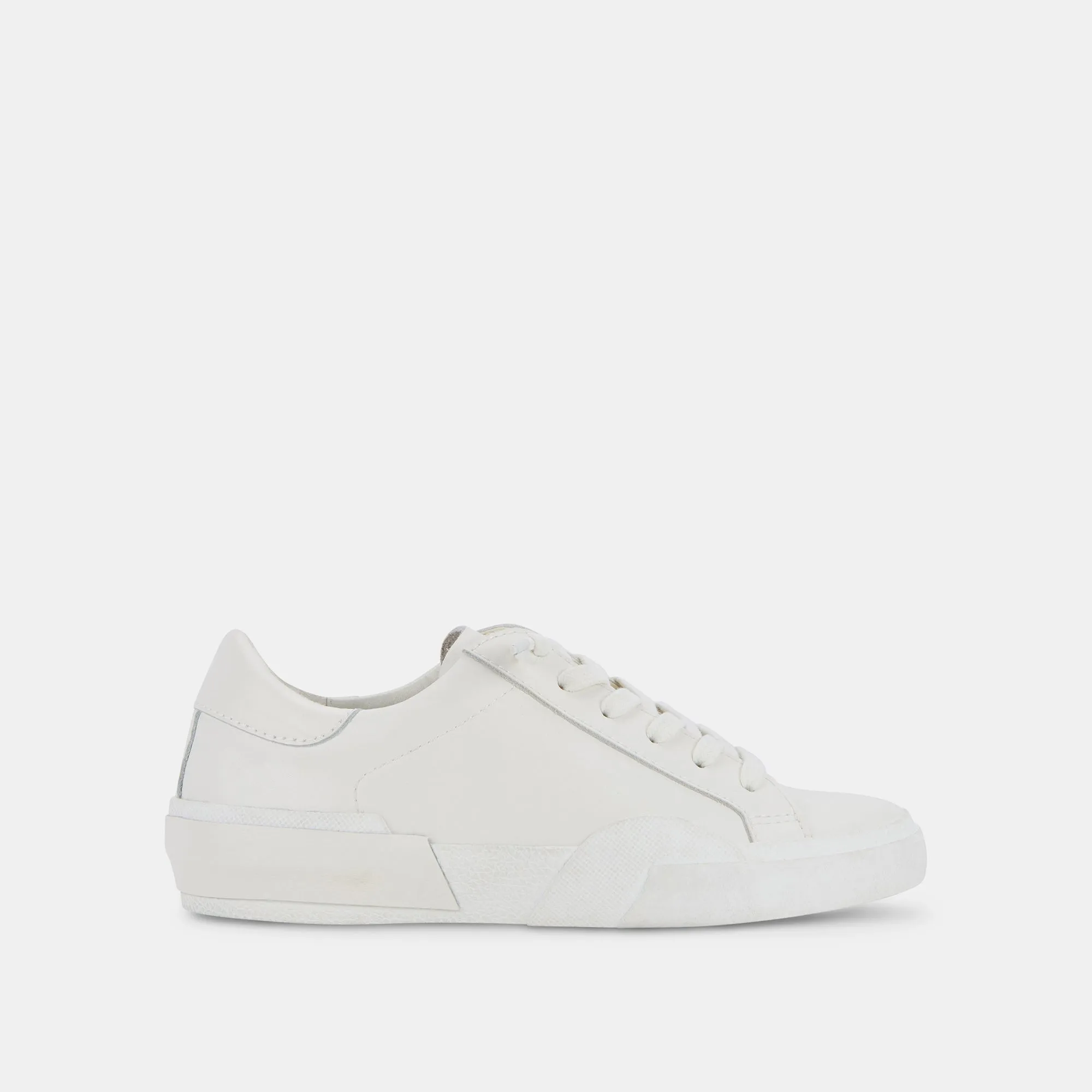 ZINA 360 SNEAKERS BLANC CUIR RECYCLÉ