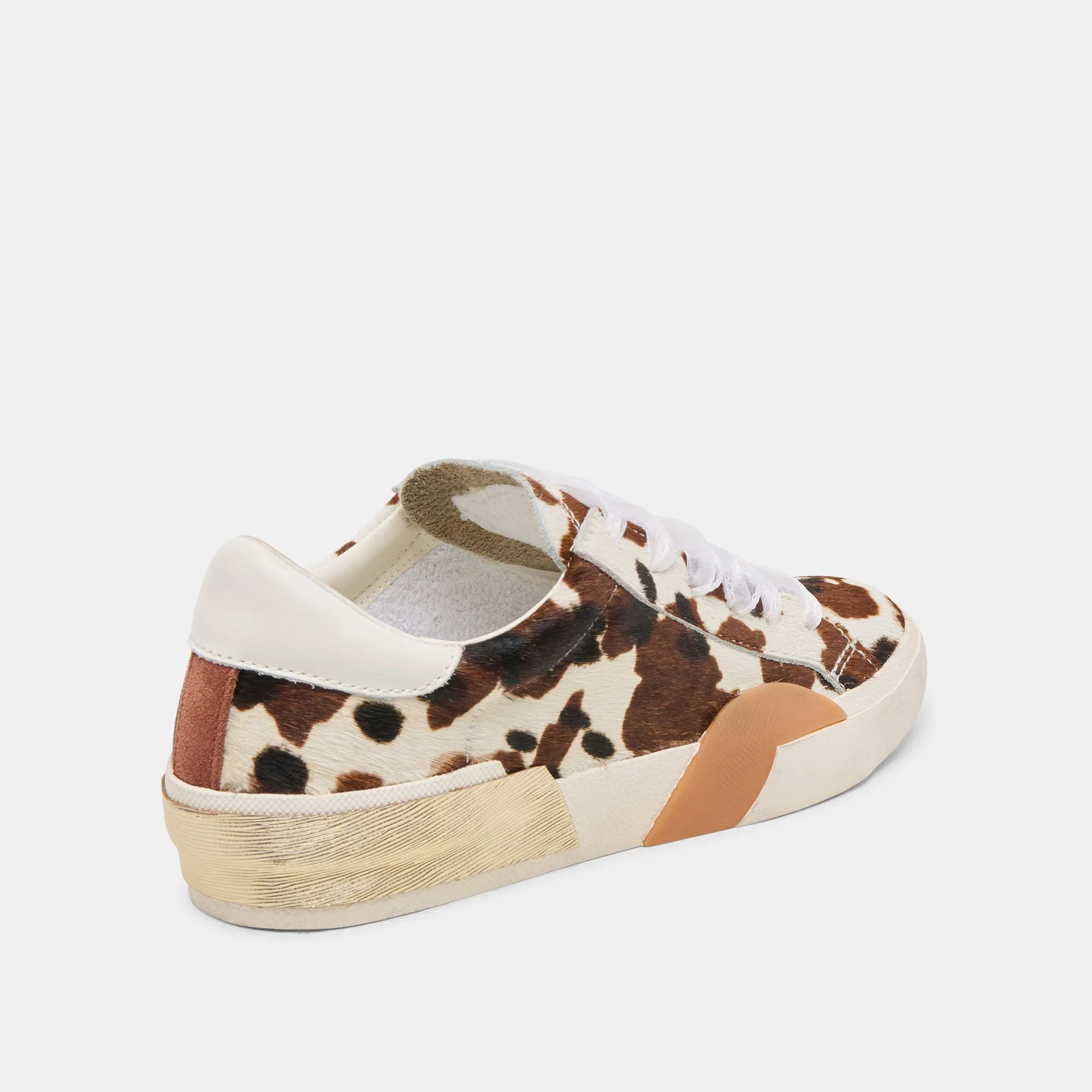 ZINA SNEAKERS COCOA TAURUS POIL DE VEAU