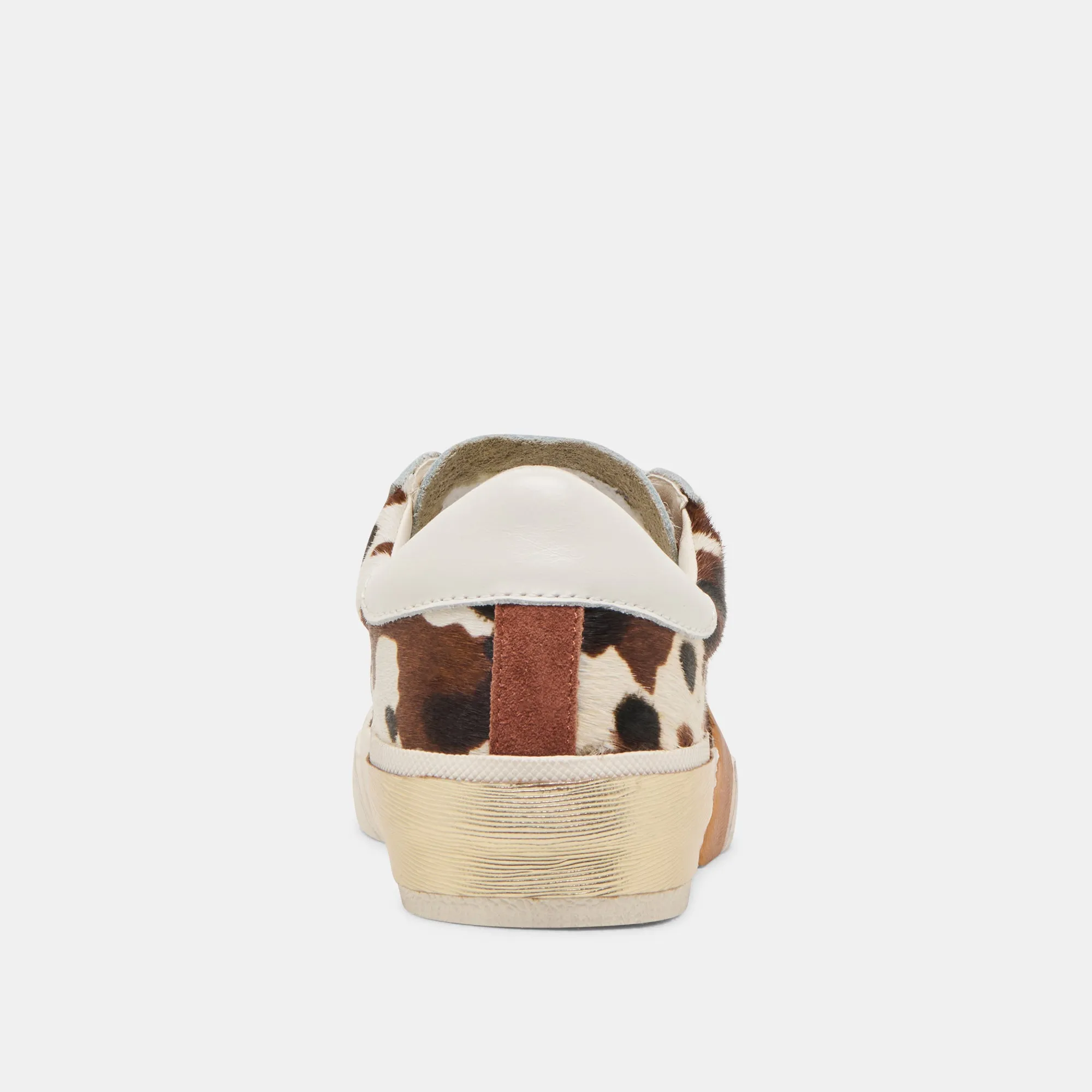 ZINA SNEAKERS COCOA TAURUS POIL DE VEAU