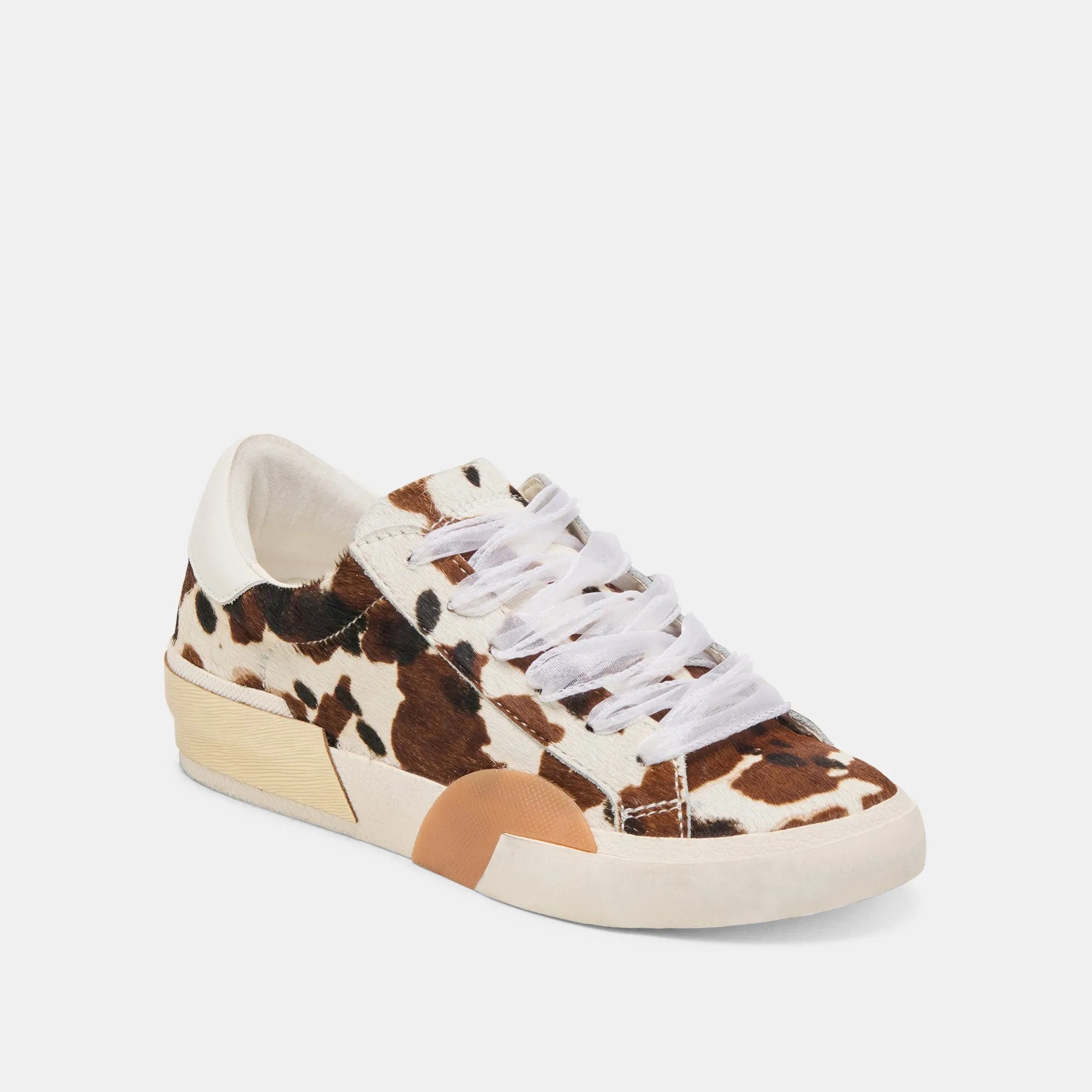 ZINA SNEAKERS COCOA TAURUS POIL DE VEAU