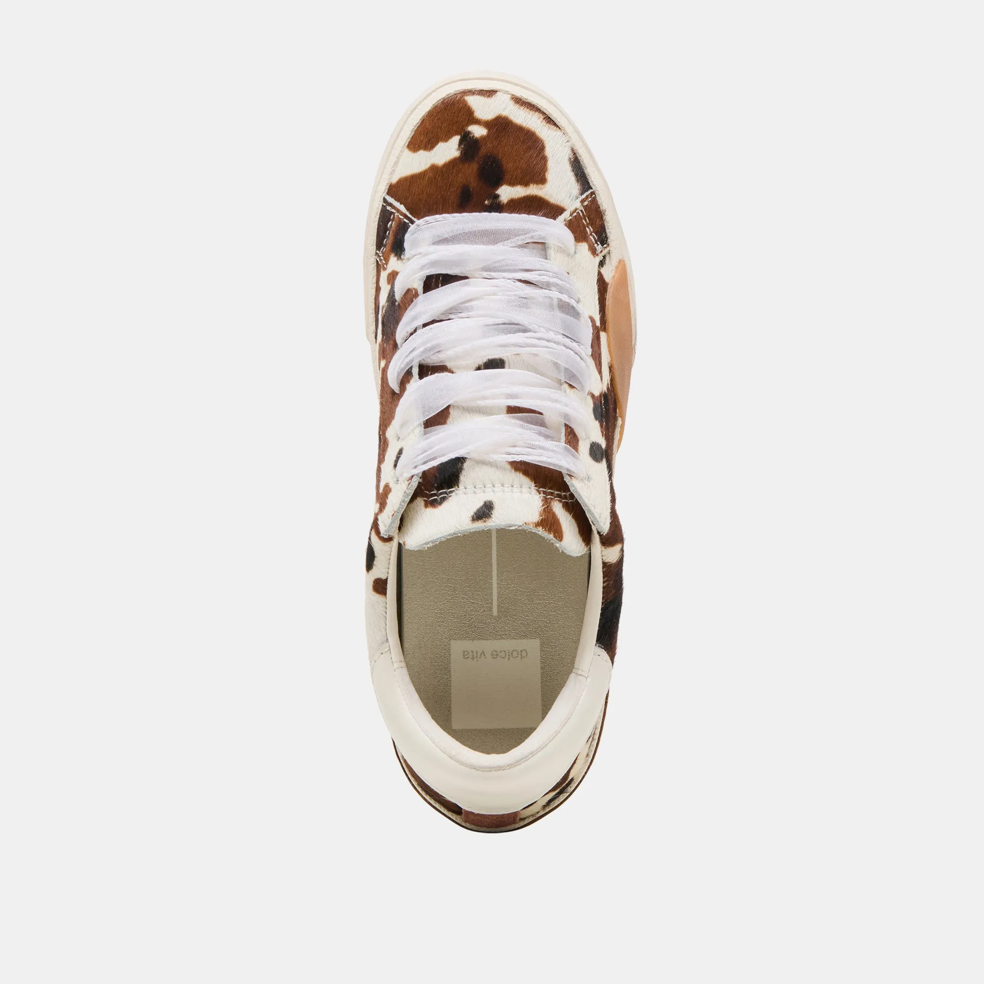 ZINA SNEAKERS COCOA TAURUS POIL DE VEAU