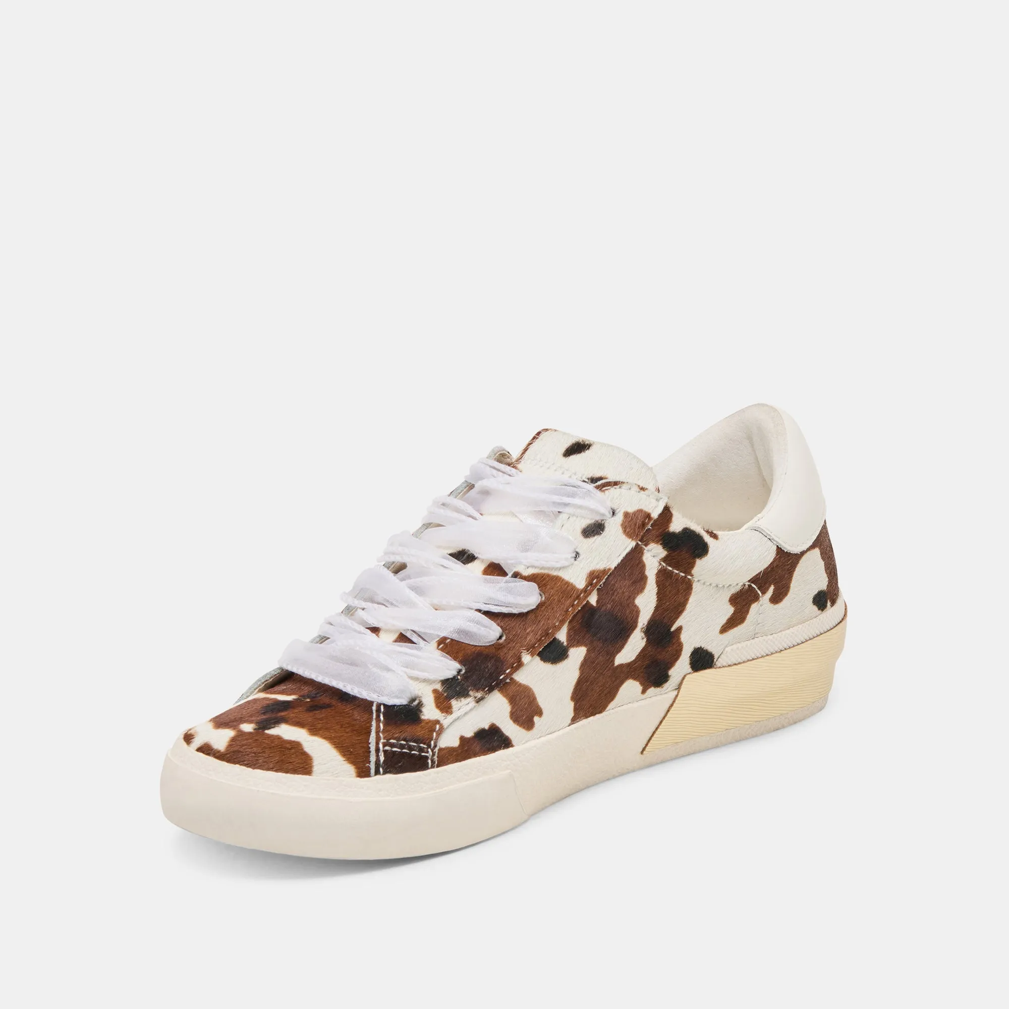 ZINA SNEAKERS COCOA TAURUS POIL DE VEAU