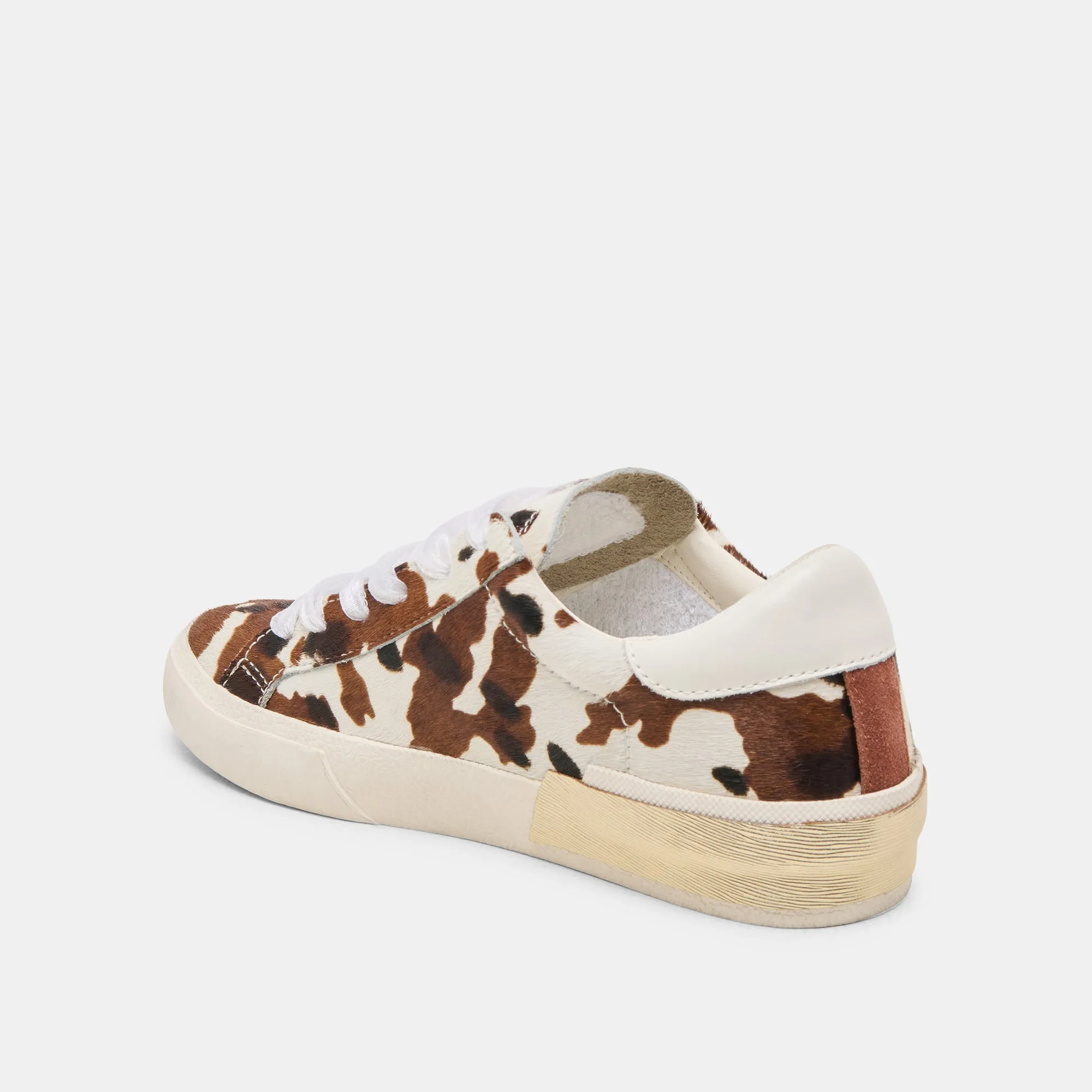 ZINA SNEAKERS COCOA TAURUS POIL DE VEAU