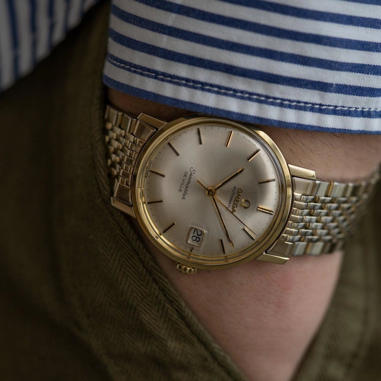オメガ シーマスター デ・ヴィル 166.020 保証書付き / OMEGA Seamaster De Ville