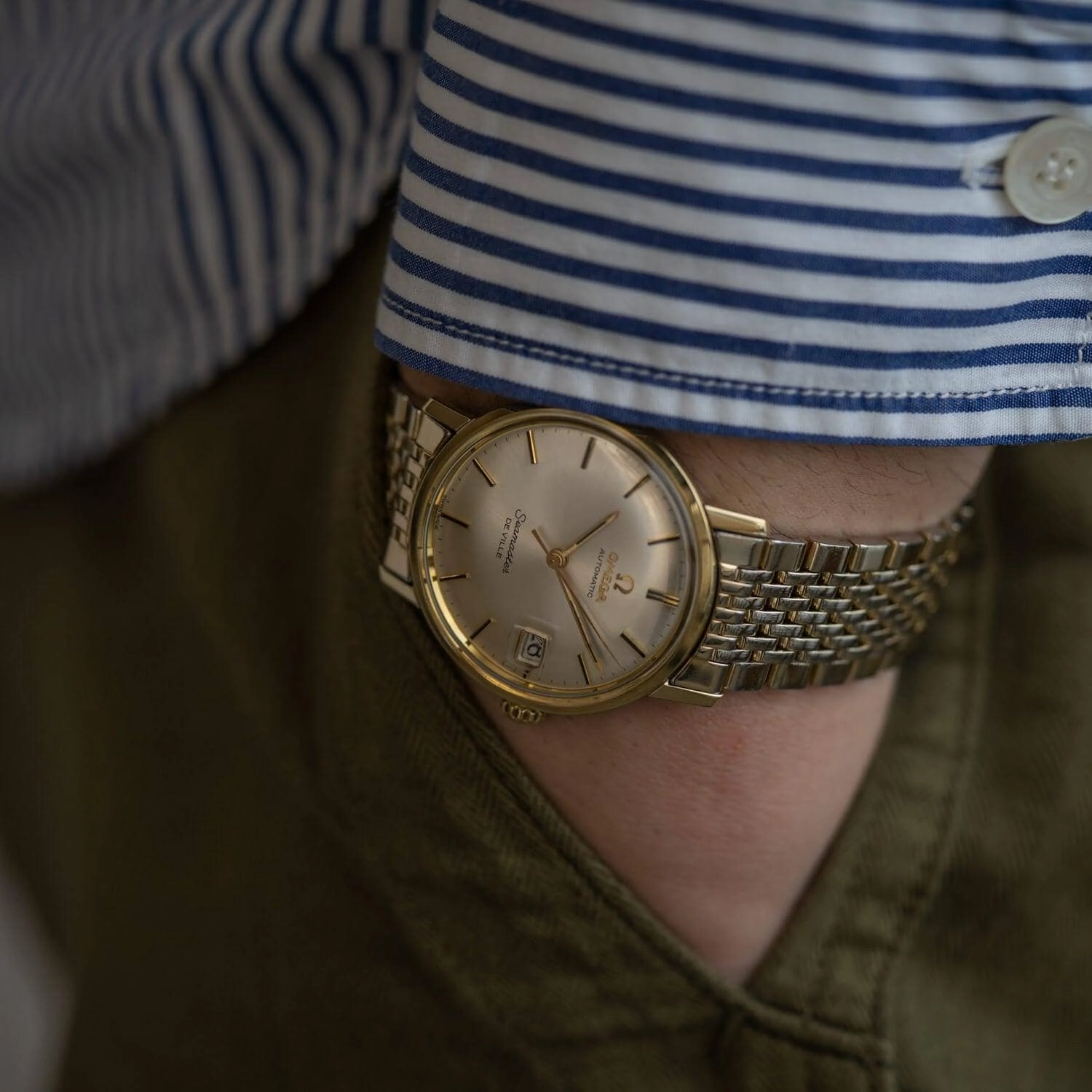 オメガ シーマスター デ・ヴィル 166.020 保証書付き / OMEGA Seamaster De Ville